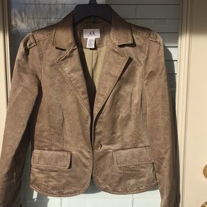 Armani Exchange jacket tan size medium